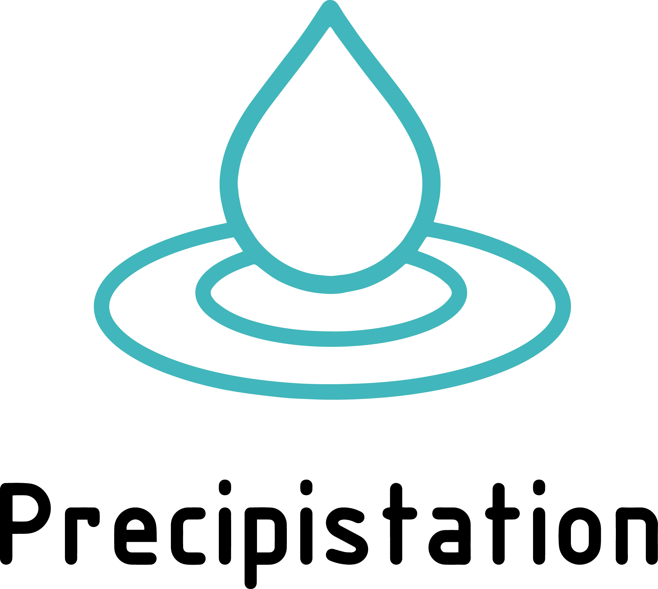 Precipistation Logo - Light Transparent