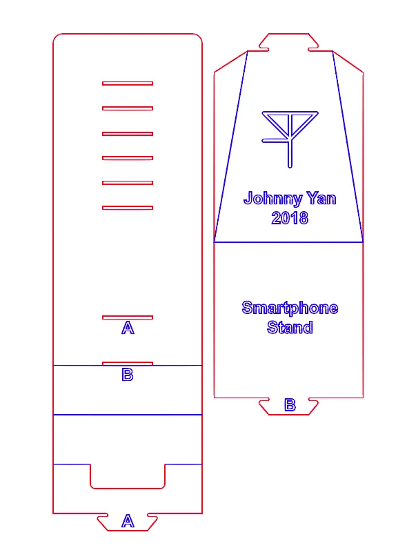Smartphone Stand Template